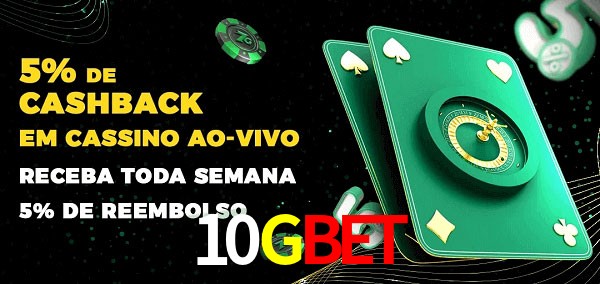 Promoções do cassino ao Vivo 10Gbet